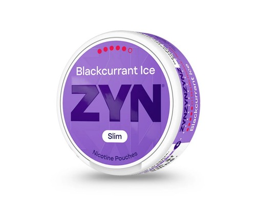 ZYN Blackcuttant Ice Slim 5* 13.5 мг
