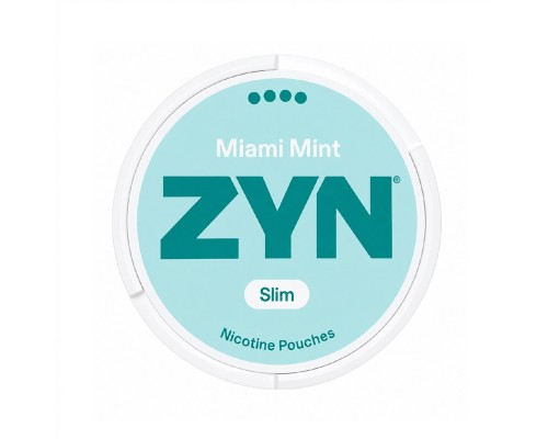 ZYN Miami Mint Slim 4* 11 мг