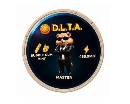 D.L.T.A HAMSTER KOMBAT Master Bubble Gum Mint 155 мг