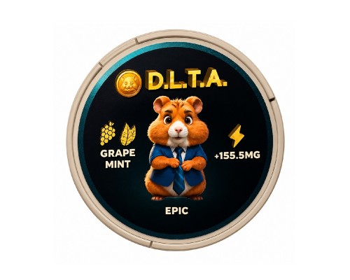 D.L.T.A HAMSTER KOMBAT Epic Grape Mint 155 мг