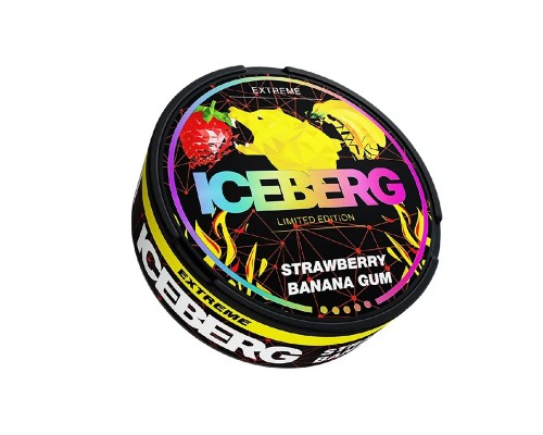 ICEBERG 130 мг Strawberry Banana Gum